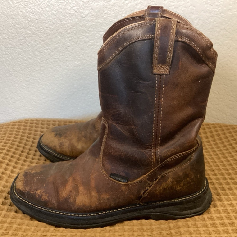 Men's Ridgecut YMF-2201 Mens Sz 10 Waterproof Rancher Wellington Cowboy Boots